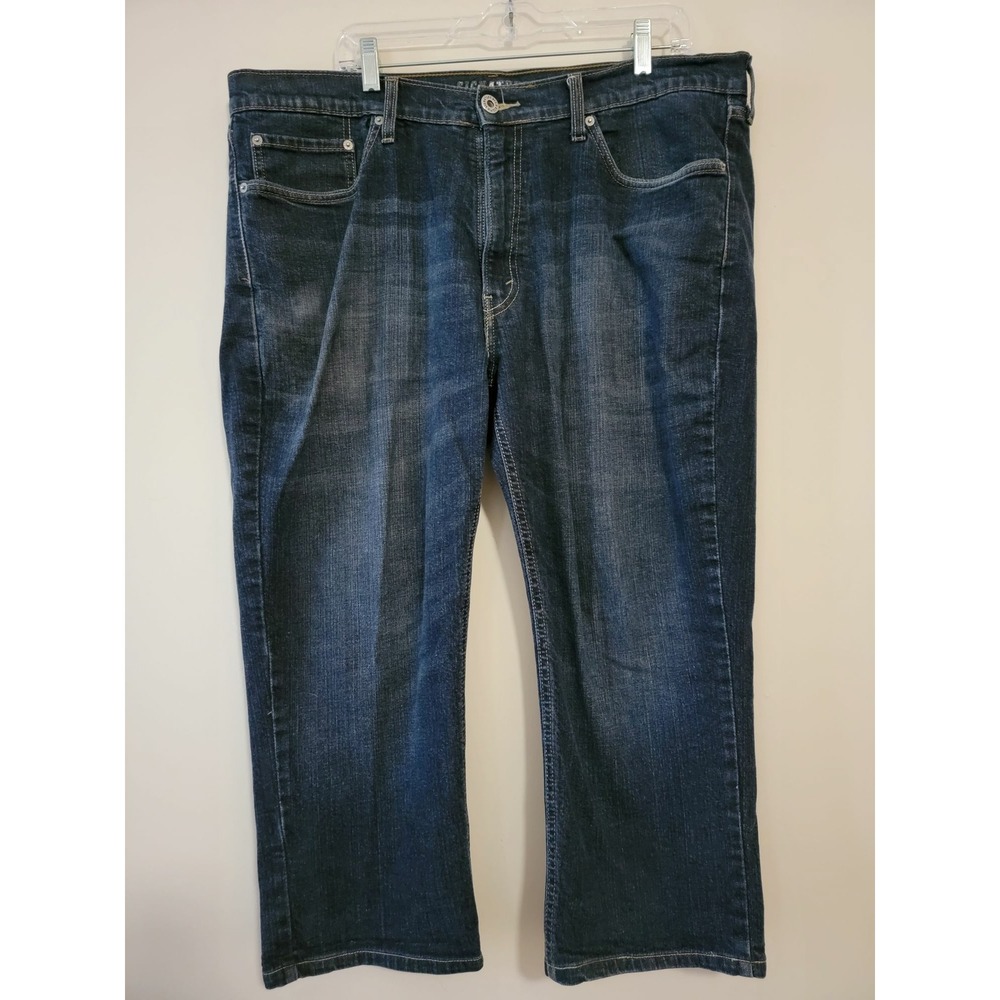 Signature by Levi Strauss Co Athletic Fit Dark Wash Mens Jeans Size 38x30‎